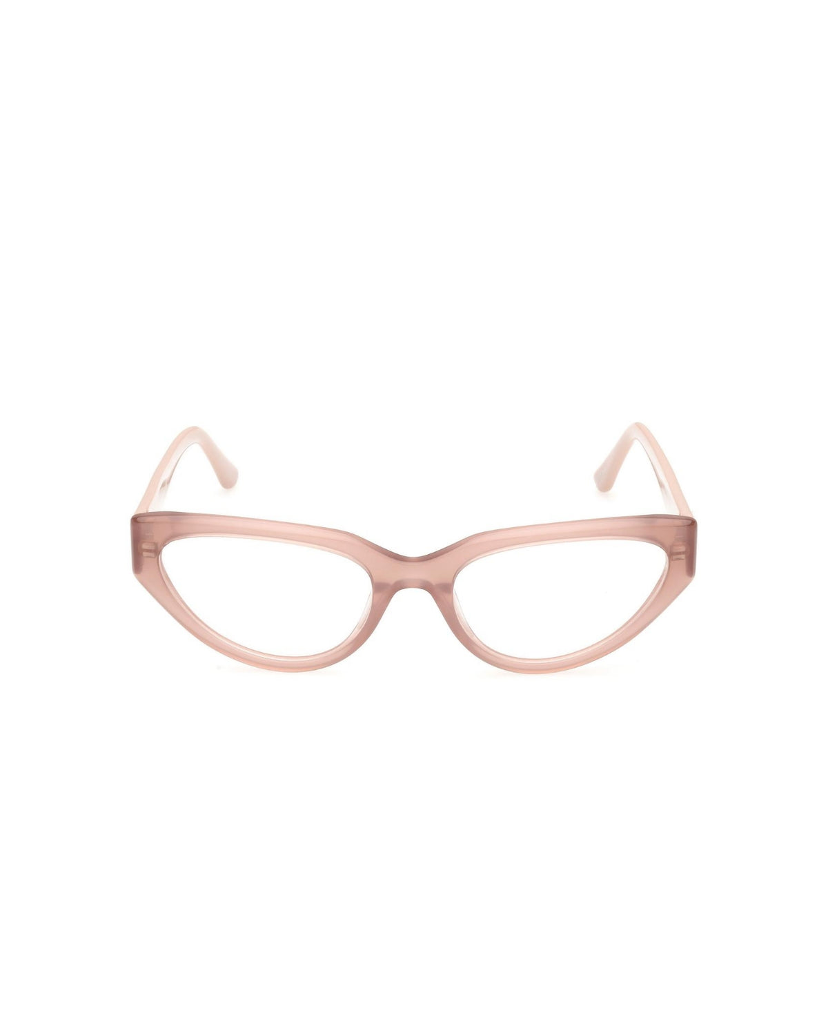 GUESS Translucent Blush Pink Cat-Eye Eyeglasses|Gu50113