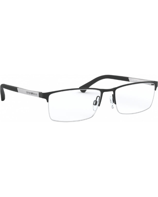 Emporio Armani Semi-Rimless Rectangular Eyeglasses|EA1041