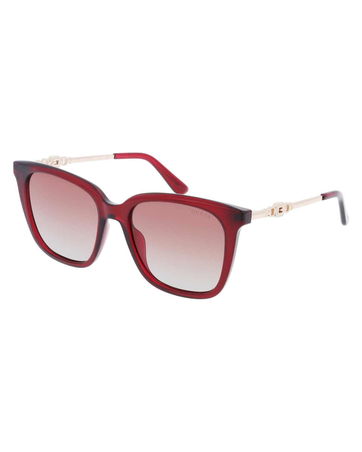 Guess Red Frame Square Sunglasses|GU7886