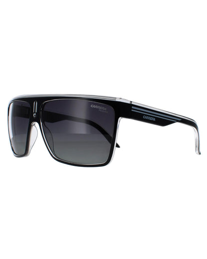 Carrera Black & Crystal Dual-Layer Oversized Navigator Sunglasses|22