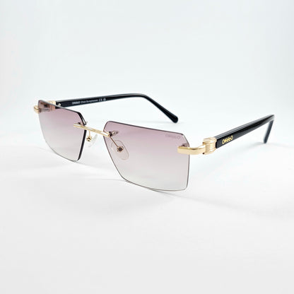 Okulo 3074 | Luxury Rimless Metal Sunglasses