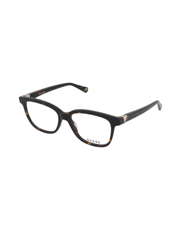 GUESS Dark Tortoiseshell Square Frames|GU5220