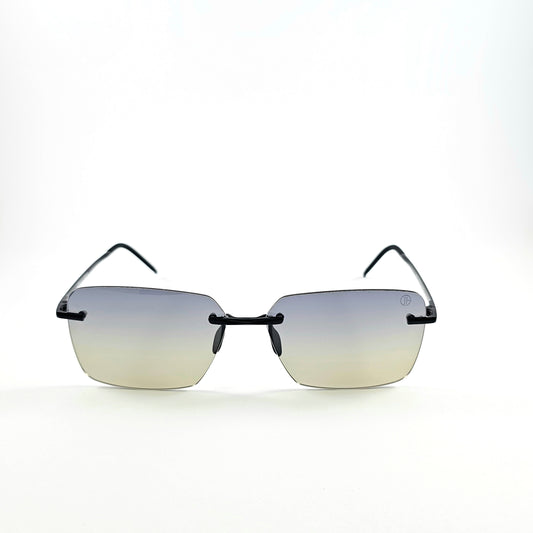 Urban hero|Rimless rectangular photochromatic sunglasses