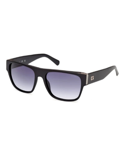 Black Flat-Top Square Sunglasses|GU00277