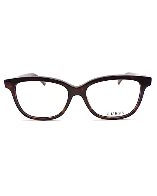 GUESS Dark Tortoiseshell Square Frames|GU5220