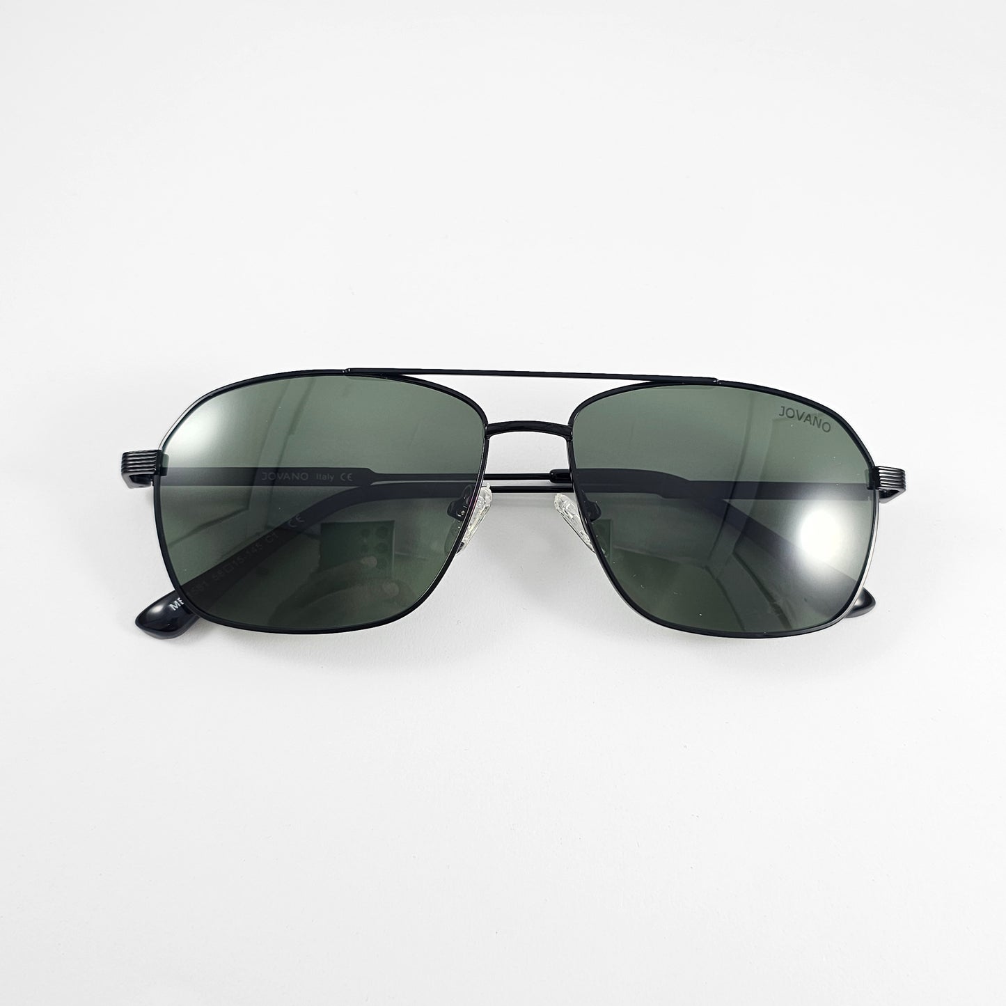 Jovano|Double bridge square sunglass