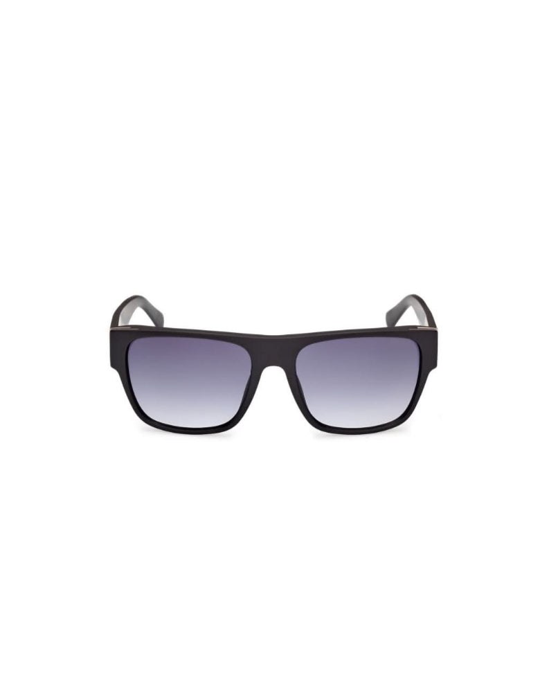 Black Flat-Top Square Sunglasses|GU00277