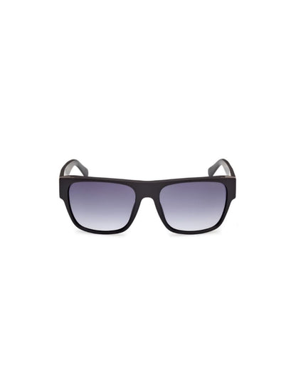 Black Flat-Top Square Sunglasses|GU00277
