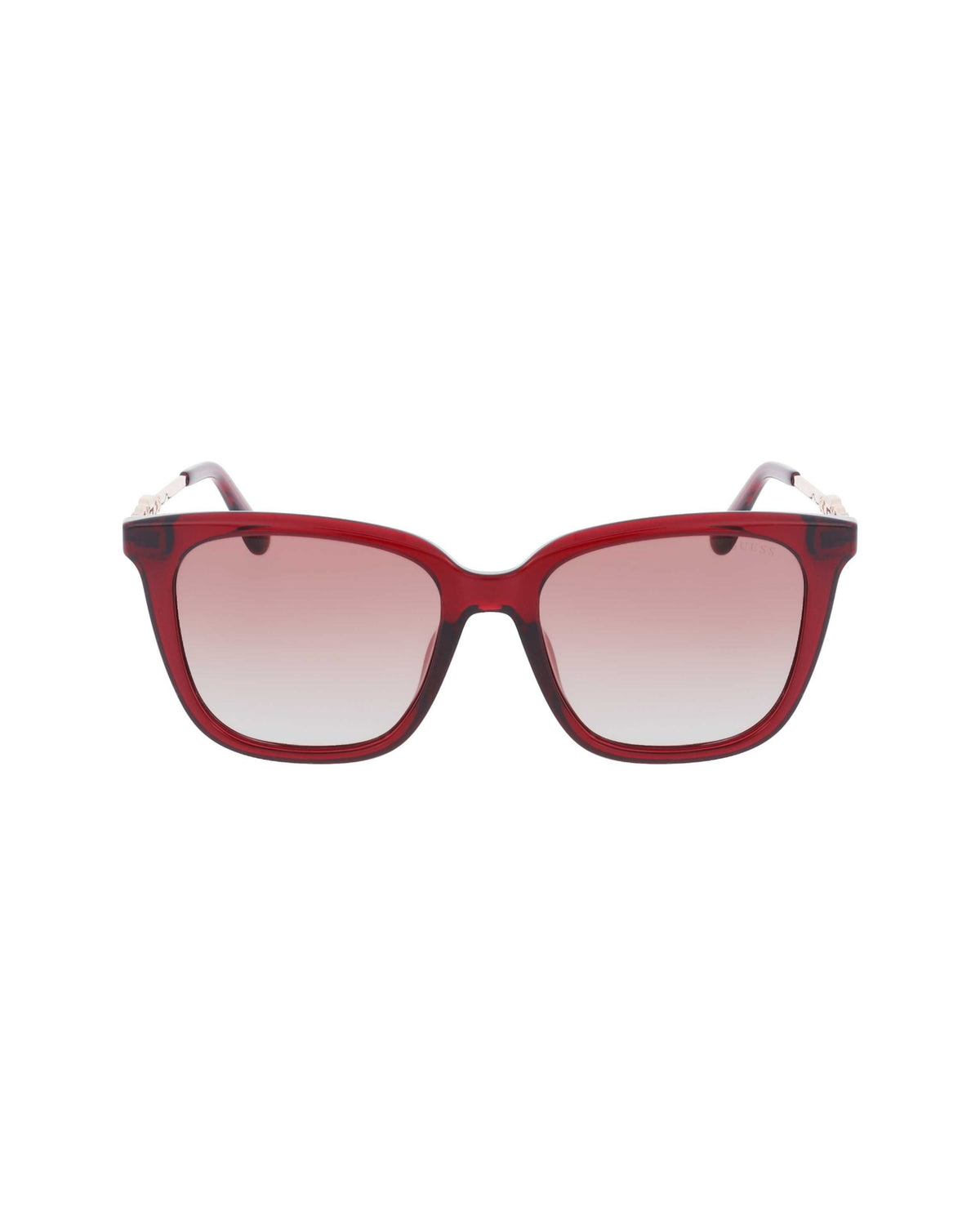 Guess  Red Frame Square Sunglasses|GU7886