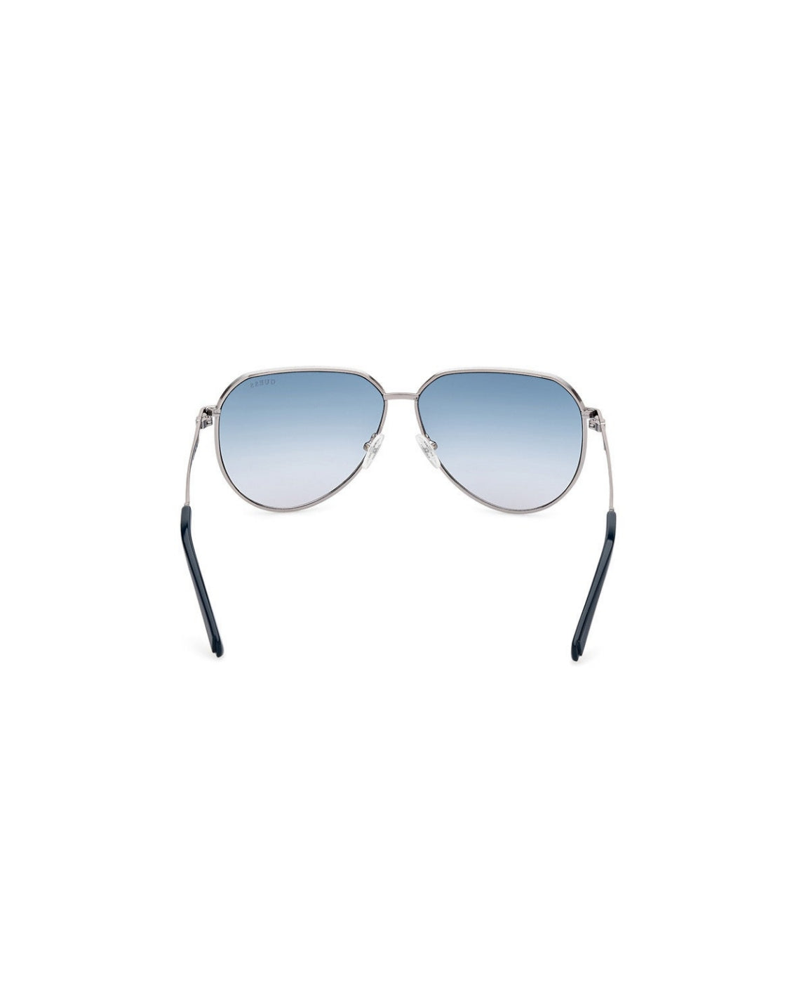 GUESS Geometric Aviator Sunglasses – Gunmetal Silver Frame |GU00089