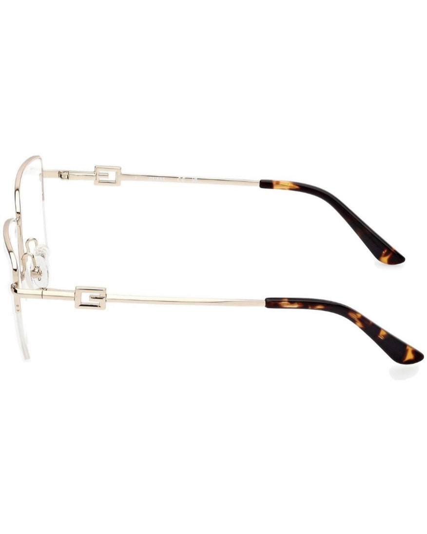 GUESS Semi-Rimless Geometric Eyeglass