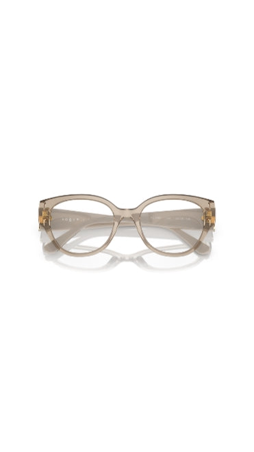Vogue Cat-Eye Optical Glasses – Translucent Beige Acetate|5482