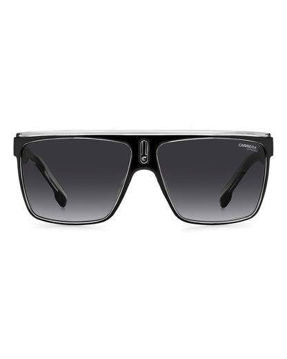 Carrera Black & Crystal Dual-Layer Oversized Navigator Sunglasses|22
