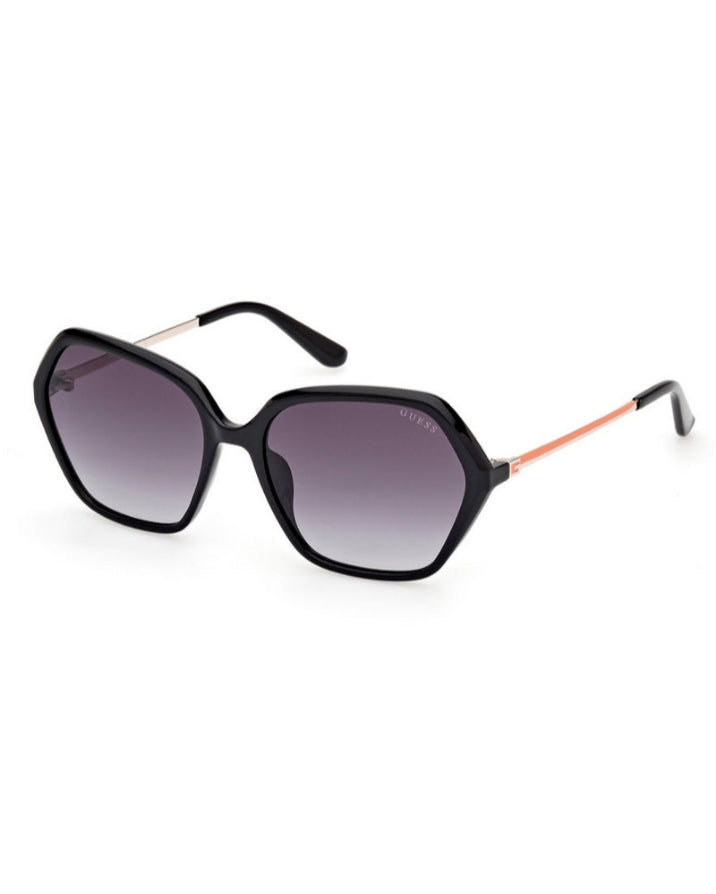 Guess  Black Geometric Hexagon Sunglasses|Gu00134