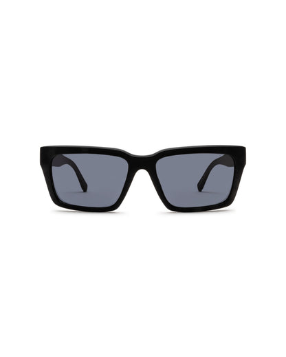 Guess Matte Black Thick-Frame Square Sunglass|GU00121
