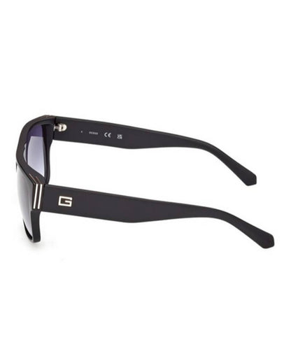 Black Flat-Top Square Sunglasses|GU00277