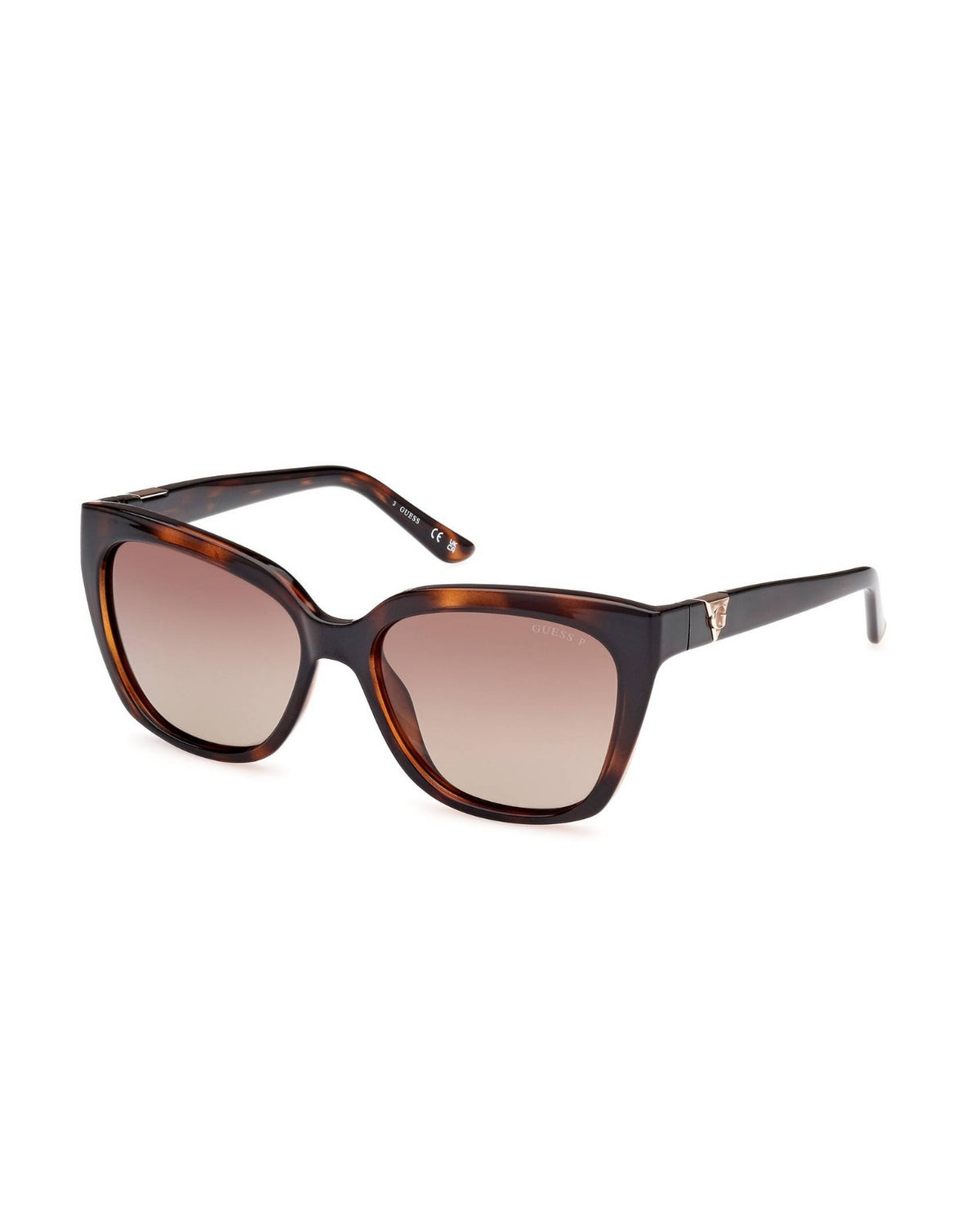 GUESS Dark Tortoise Polarized Cat-Eye Sunglasse|GU7878