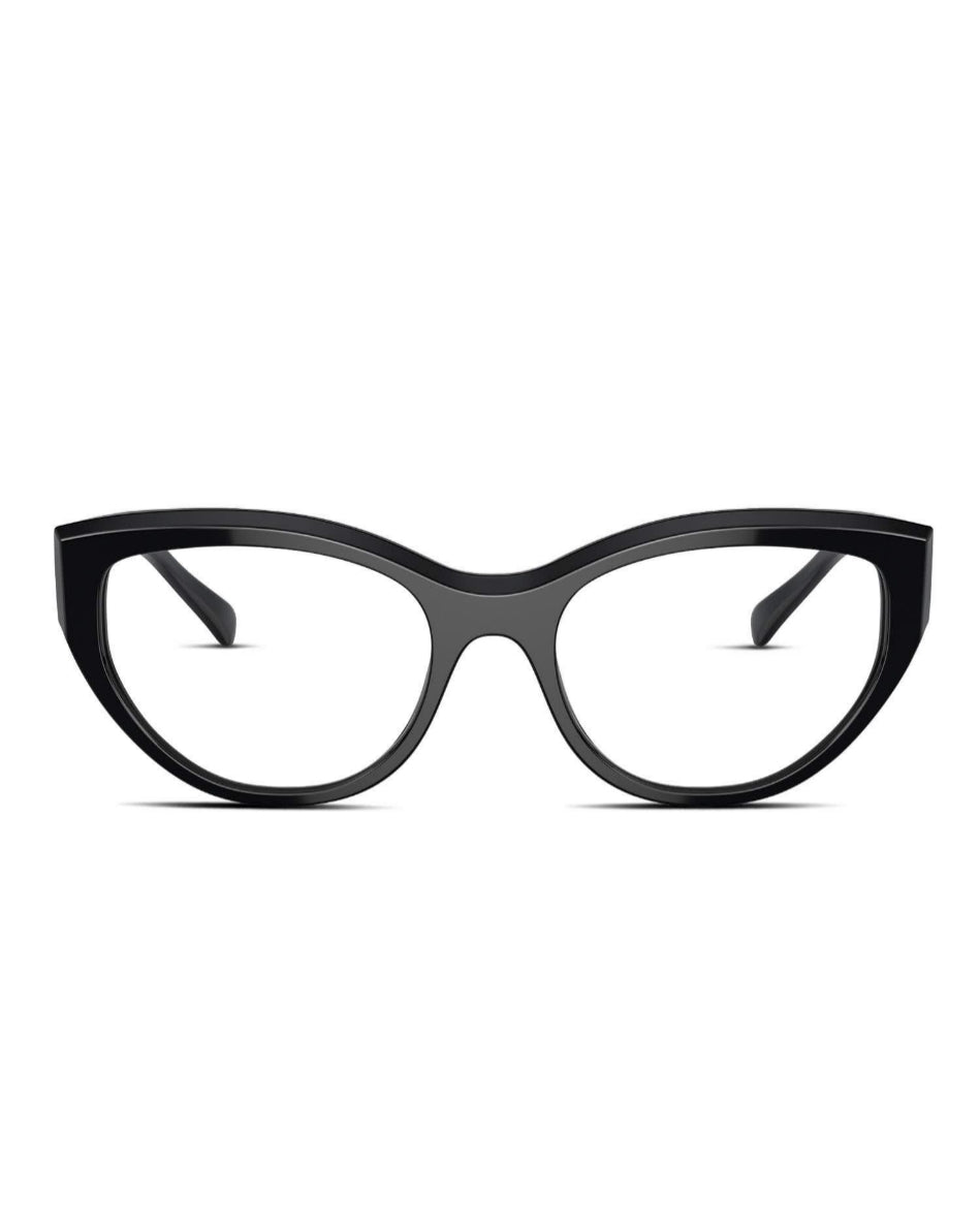 Vogue Eyewear Black Cat-Eye Eyeglasses |VO5560