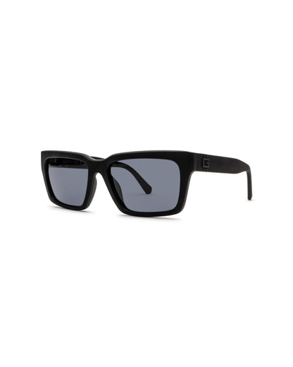 Guess Matte Black Thick-Frame Square Sunglass|GU00121