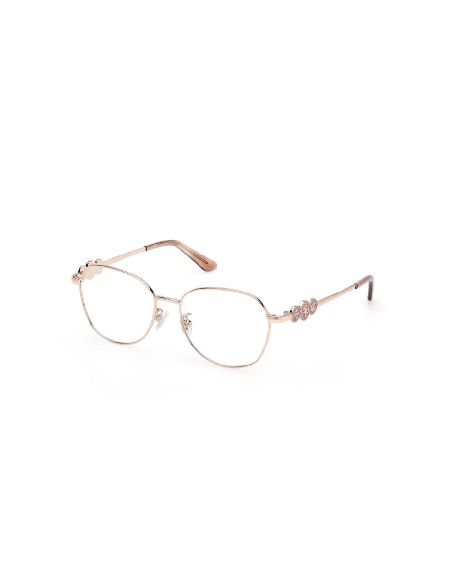 GUESS Rose Gold  Metal Eyeglasses|GU50256