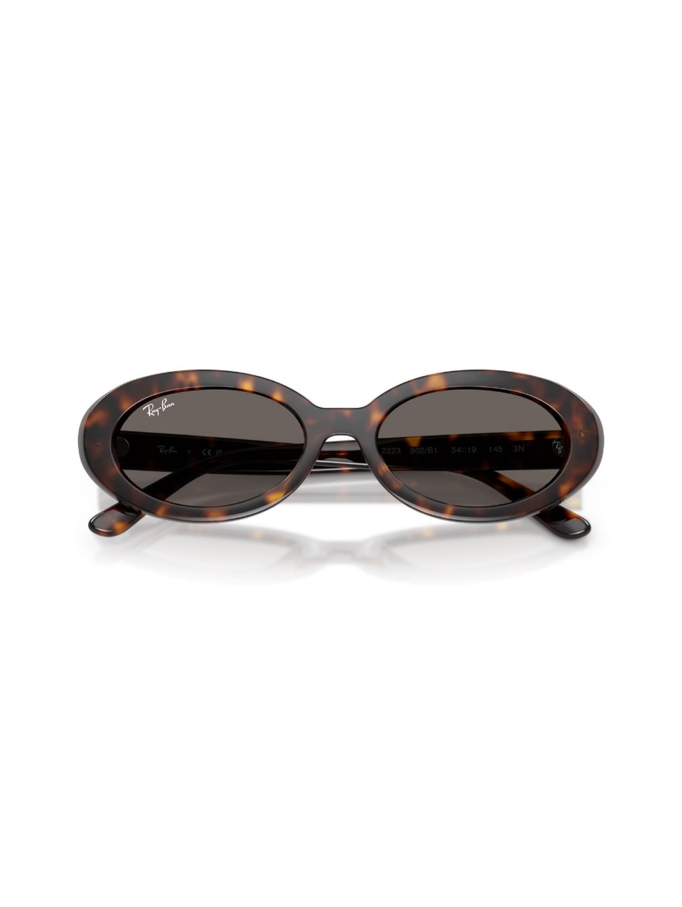 RAY BAN Tortoise Havana Oval Sunglass|RB 2223