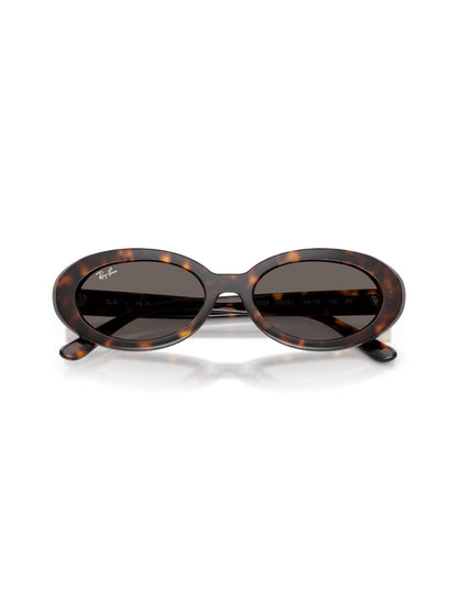 RAY BAN Tortoise Havana Oval Sunglass|RB 2223