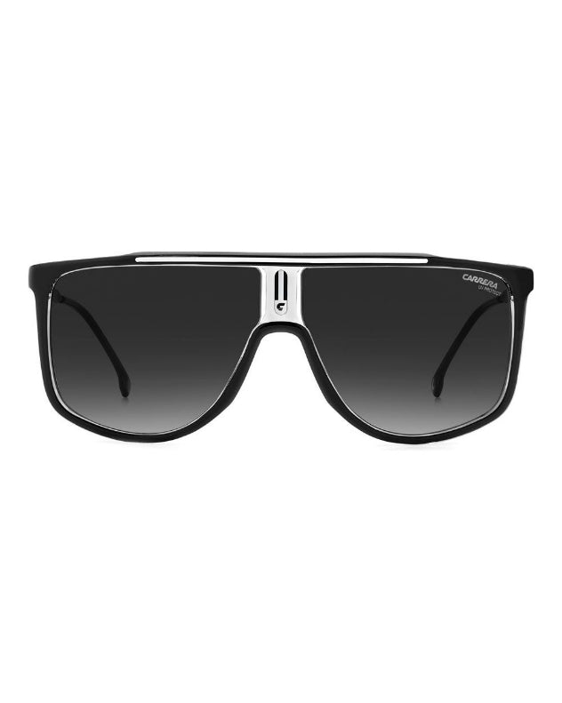 Carrera Black Flat-Top Mask Sunglasses|1056