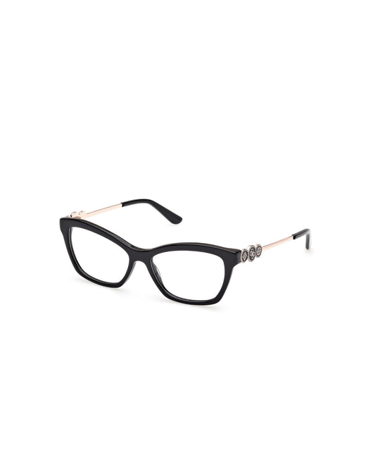 GUESS Black Cat-Eye Eyeglasses|GU50231