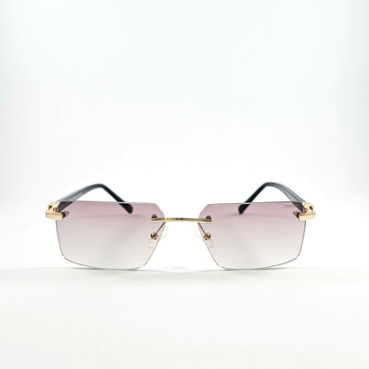 Okulo 3074 | Luxury Rimless Metal Sunglasses