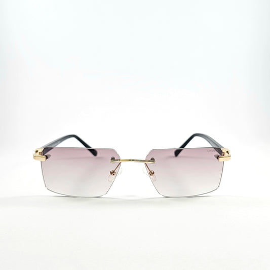 Okulo 3074 | Luxury Rimless Metal Sunglasses