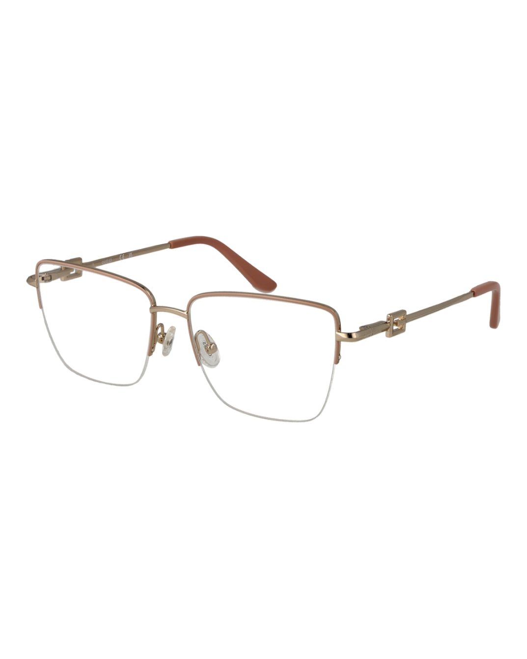 Guess Square Semi-Rimless Eyeglasses|Gu2976